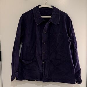 French Indigo Work Jacket